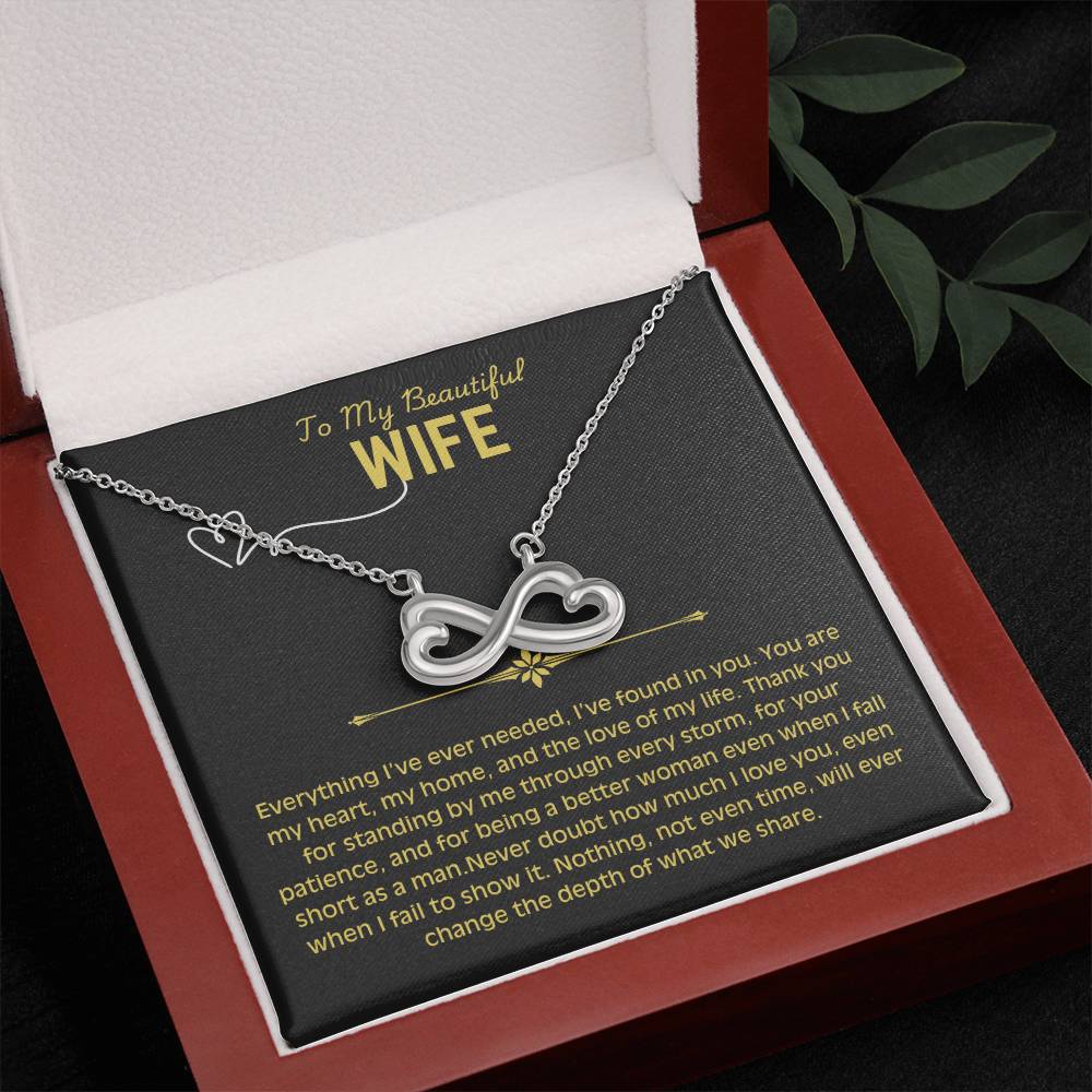 To My Wife - Endless Love Necklace 4