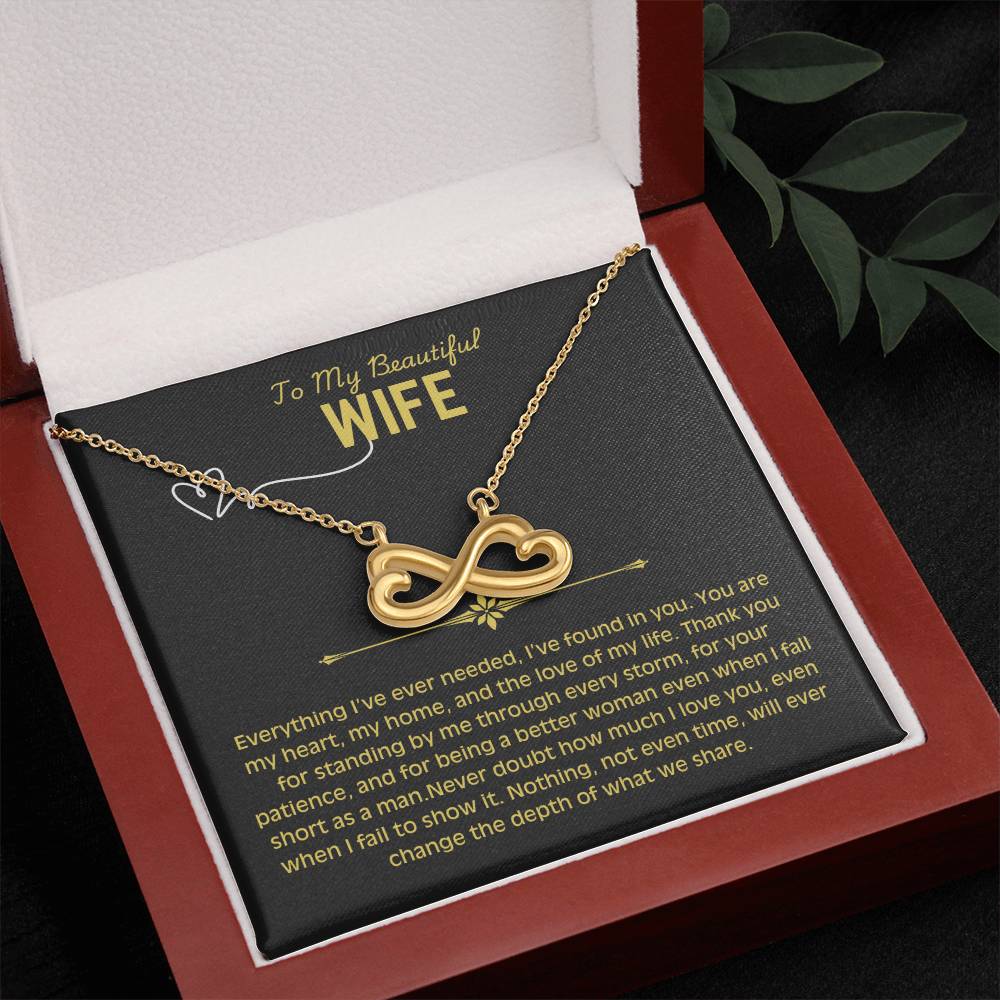To My Wife - Endless Love Necklace 4