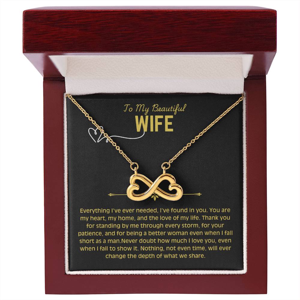 To My Wife - Endless Love Necklace 4