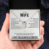 To My Beautiful Wife - Lucky in Love Necklace 4