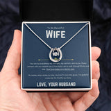 To My Beautiful Wife - Lucky in Love Necklace 5