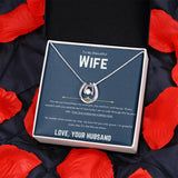 To My Beautiful Wife - Lucky in Love Necklace 5