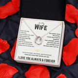 To My Beautiful Wife - Lucky in Love Necklace 4