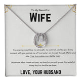 To My Beautiful Wife - Lucky in Love Necklace 3