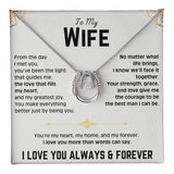 To My Beautiful Wife - Lucky in Love Necklace 4