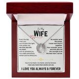 To My Beautiful Wife - Lucky In Love Necklace 1