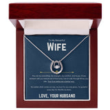 To My Beautiful Wife - Lucky in Love Necklace 5