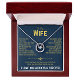 To My Beautiful Wife - Lucky in Love Necklace 2