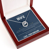 To My Beautiful Wife - Lucky in Love Necklace 5