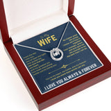 To My Beautiful Wife - Lucky in Love Necklace 2