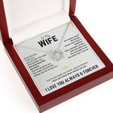 To My Beautiful Wife - Lucky in Love Necklace 4