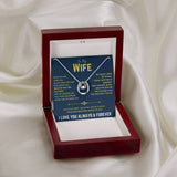 To My Beautiful Wife - Lucky in Love Necklace 2