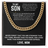 To My Son - Cuban Link Chain 11