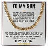 To My Son - Cuban Link 4