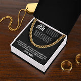 To My Son - Cuban Link Chain 11
