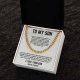 To My Son - Cuban Link 5