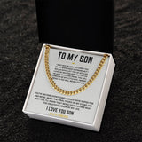 To My Son - Cuban Link 4