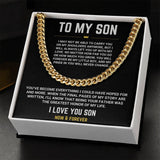 To My Son - Cuban Link 8