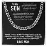 To My Son - Cuban Link Chain 11