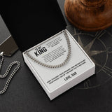 To My Son - Cuban Link Chain 12