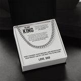 To My Son - Cuban Link Chain 12