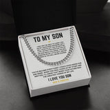 To My Son - Cuban Link 4