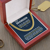 To My Grandson - Cuban Link Chain
