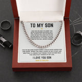 To My Son - Cuban Link 4