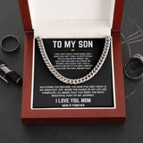 To My Son - Cuban Link Chain 1