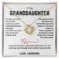 To My Beautiful Granddaughter - Love Knot Necklace 2
