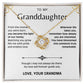 To My Beautiful Granddaughter - Love Knot Necklace 4