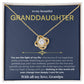 To My Beautiful Granddaughter - Love Knot Necklace 3