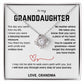 To My Beautiful Granddaughter - Love Knot Necklace 2