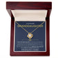 To My Beautiful Granddaughter - Love Knot Necklace 3