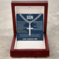 To My Son - Cuban Link Chain with Artisan Cross 2