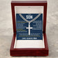 To My Son - Cuban Link Chain with Artisan Cross 3