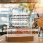 To my Husband - Acrylic w/ LED Light Wood Stand 3