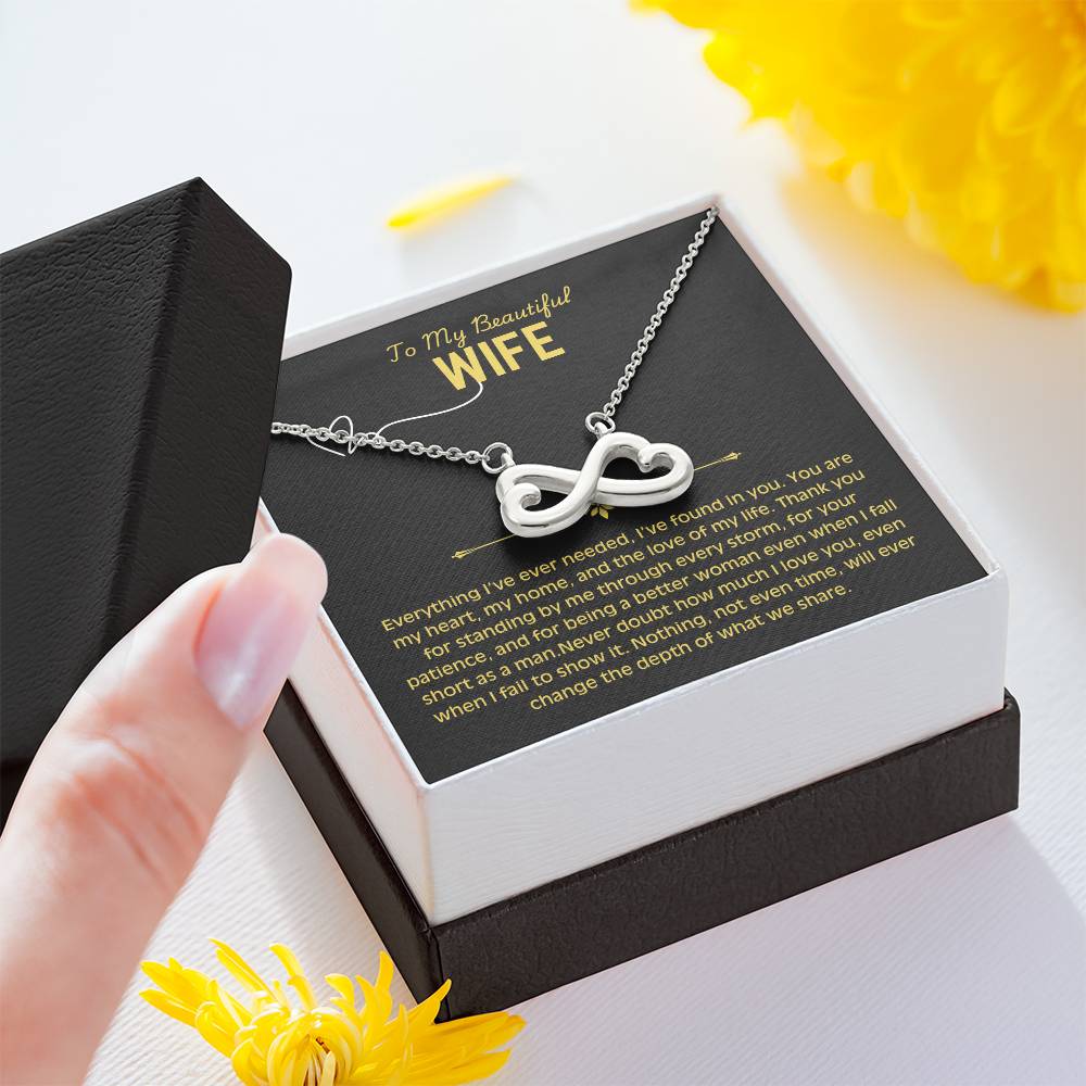 To My Wife - Endless Love Necklace 4