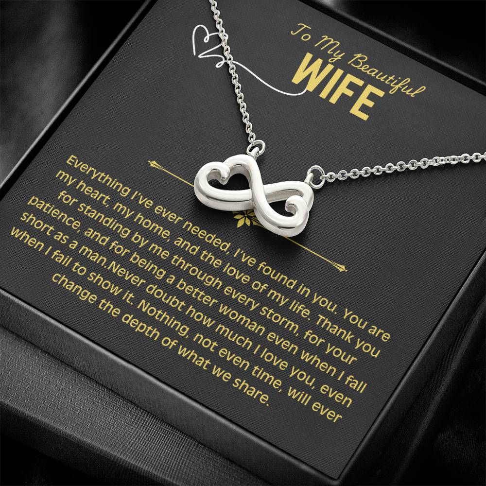 To My Wife - Endless Love Necklace 4