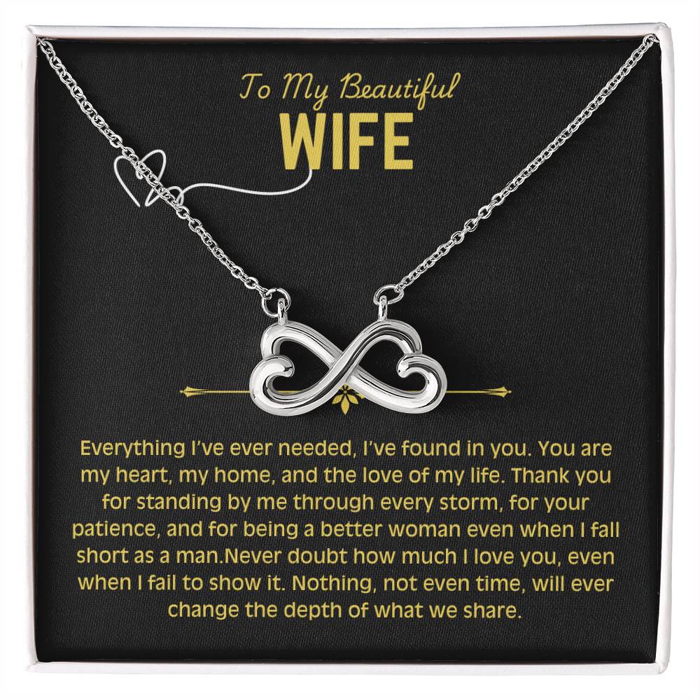 To My Wife - Endless Love Necklace 4