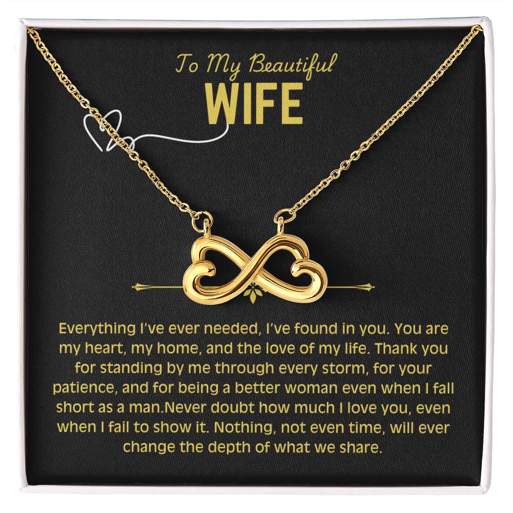 To My Wife - Endless Love Necklace 4