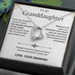 To My Beautiful Granddaughter - Forever Love Necklace 4
