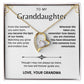 To My Beautiful Granddaughter - Forever Love Necklace 4
