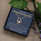 [ALMOST SOLD OUT] To My Beautiful Granddaughter - Forever Love Necklace 2