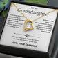 To My Beautiful Granddaughter - Forever Love Necklace 4